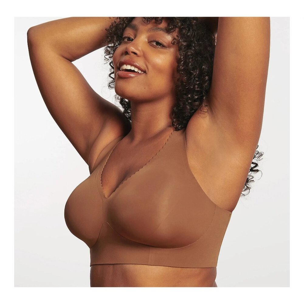 Evelyn & Bobbie Evelyn Seamless Wirefree Bra Clay XL A677303 NEW - Picture 2 of 4